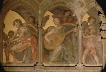Musical Angels within a Trompe l